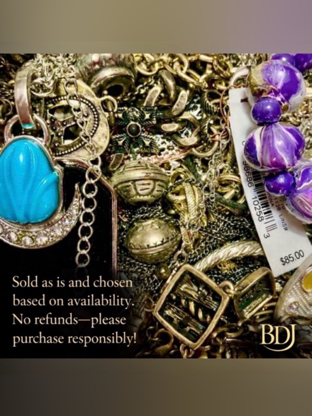 Elite Estate Jewelry Lot | Mostly Wearable High End Mix | 2 Lb Gold Silver - Picture 5 of 10